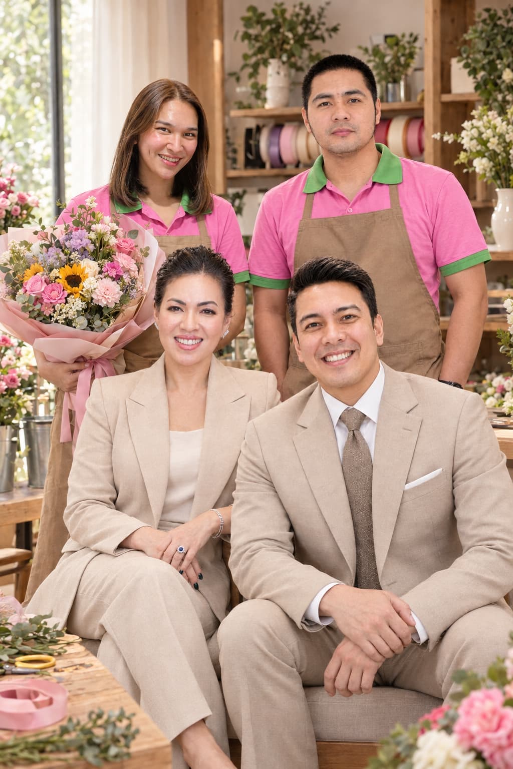 The Pinas Petals and Blooms team